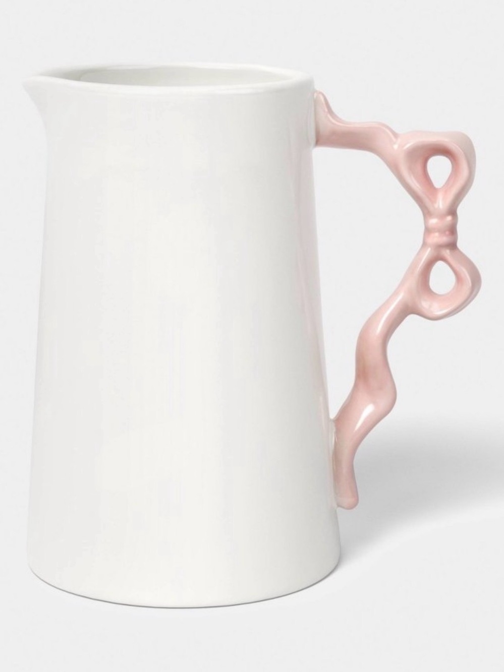 25.63 fl oz Stoneware Bow Beverage Pitcher - Room Essentials™